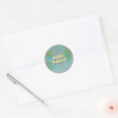 Palm Pool Party Stickers (Envelop)