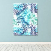 Palm Print Canvas (Insitu (Houten vloer))