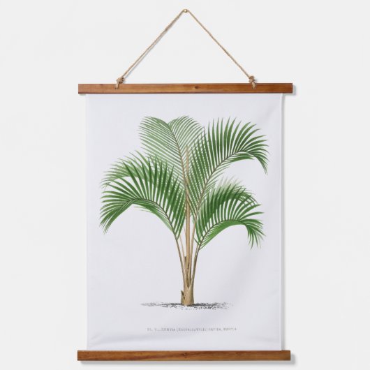 Palm Print -Pieter Joseph de Pannemaeker 1832-1904 Hangend Wandkleed (Voorkant)