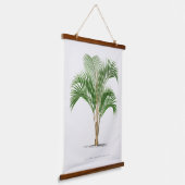 Palm Print -Pieter Joseph de Pannemaeker 1832-1904 Hangend Wandkleed (Gebogen)