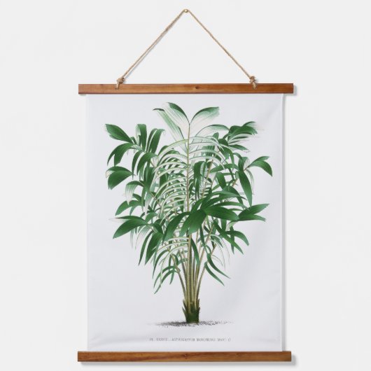 Palm Print -Pieter Joseph de Pannemaeker 1832-1904 Hangend Wandkleed (Voorkant)