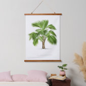 Palm Print -Pieter Joseph de Pannemaeker 1832-1904 Hangend Wandkleed (Slaapkamer)
