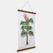 Palm Print -Pieter Joseph de Pannemaeker 1832-1904 Hangend Wandkleed (Gebogen)