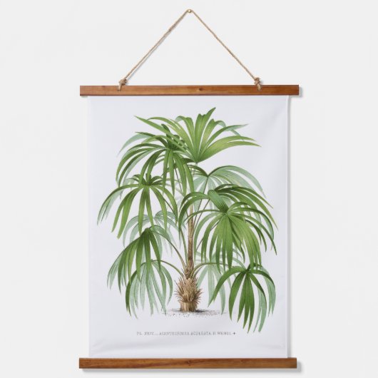 Palm Print -Pieter Joseph de Pannemaeker 1832-1904 Hangend Wandkleed (Voorkant)