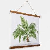 Palm Print -Pieter Joseph de Pannemaeker 1832-1904 Hangend Wandkleed (Gebogen)