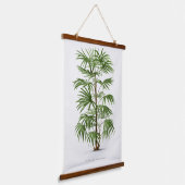 Palm Print -Pieter Joseph de Pannemaeker 1832-1904 Hangend Wandkleed (Gebogen)