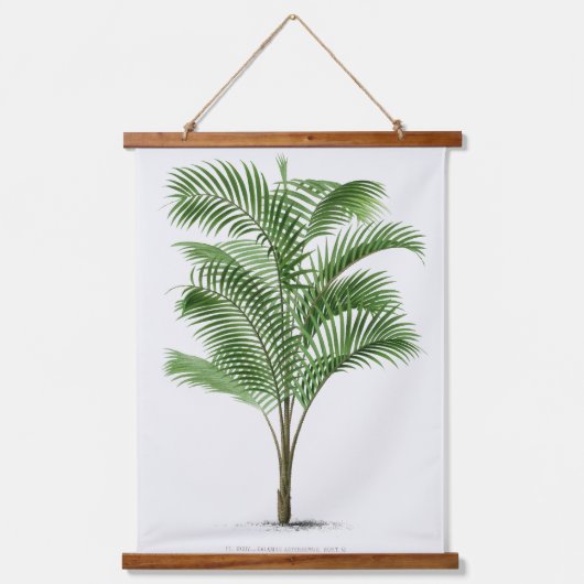Palm Print -Pieter Joseph de Pannemaeker 1832-1904 Hangend Wandkleed (Voorkant)