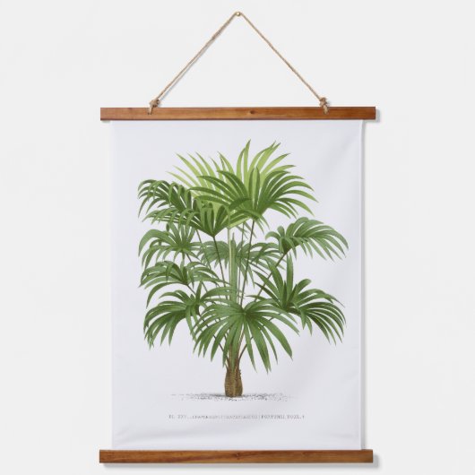 Palm Print -Pieter Joseph de Pannemaeker 1832-1904 Hangend Wandkleed (Voorkant)