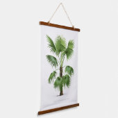 Palm Print -Pieter Joseph de Pannemaeker 1832-1904 Hangend Wandkleed (Gebogen)