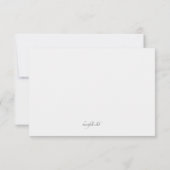 Palm Print Pink Sympathie Hartelijk dank Kaart (Achterkant)