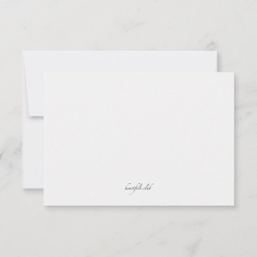 Palm Print Pink Sympathie Hartelijk dank Kaart (Achterkant)