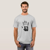 Palm Print Retro ontwerp T-shirt (Voorkant volledig)