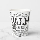 Palm Reader  Magic Fortune Teller Halloween Papieren Bekers (Achterkant)