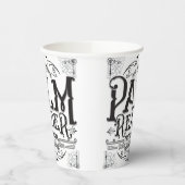 Palm Reader  Magic Fortune Teller Halloween Papieren Bekers (Links)