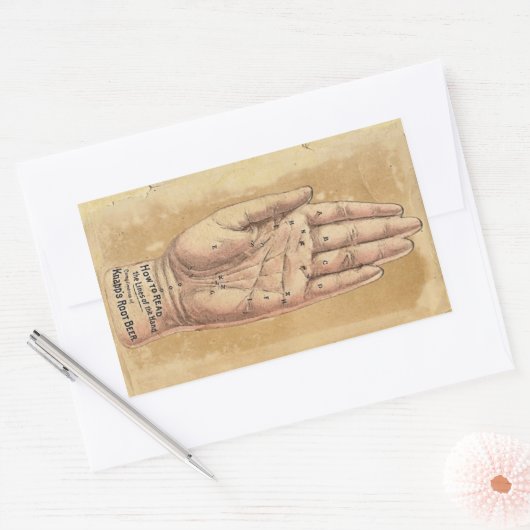 Palm Reading Sticker (Envelop)