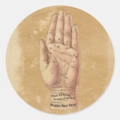 Palm Reading Sticker (Voorkant)