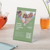 Palm Regensy Paradise Stand Reclamebord Met Voetstuk (Insitu)