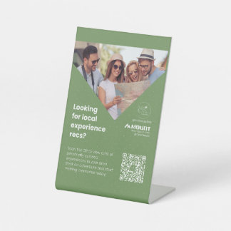 Palm Regensy Paradise Stand Reclamebord Met Voetstuk