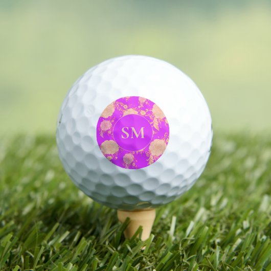 Palm Royale Bloem Golfballen (Insitu Shirt)
