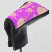 Palm Royale Bloemen Golfheadcover (3/4 voorkant)