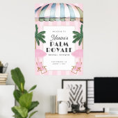 Palm Royale Feestbord Bord Poster (Thuiskantoor)