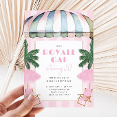 Palm Royale verjaardagsfeest uitnodiging