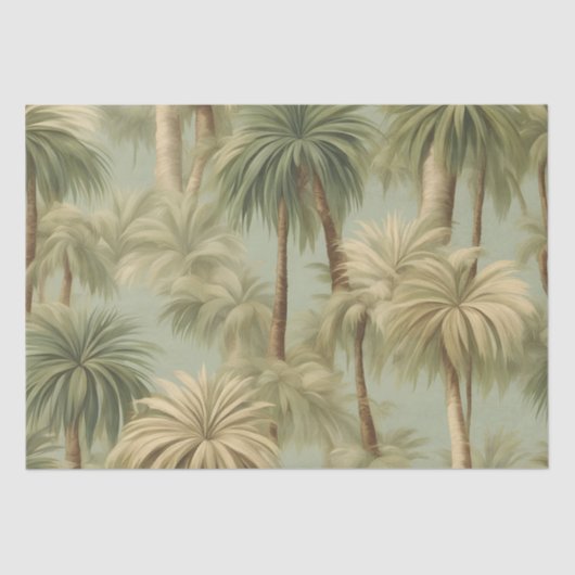 Palm Safari Fantasy Tissuepapier (Voorkant)