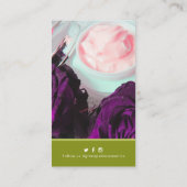 Palm schoonheid gezondheid bedrijf foto op maat visitekaartje (Achterkant)