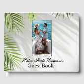 Palm Shadows Romance & Sea Wedding Gastenboek (Voorkant)