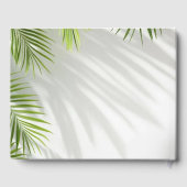 Palm Shadows Romance & Sea Wedding Gastenboek (Achterkant)