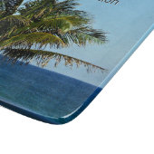 Palm Shore Reflections | Familienaam & Reisjaar Snijplank (Hoek)