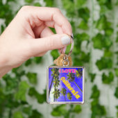 "Palm Sky: I LOVE California 1" Sleutelhanger (Hand)