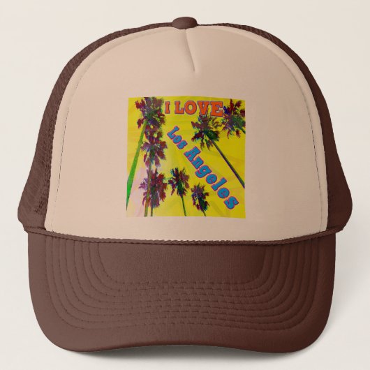 "Palm Sky: I LOVE Los Angeles 2" pet (Voorkant)