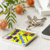 "Palm Sky: I LOVE Los Angeles 2" Sleutelhanger (Zijkant)