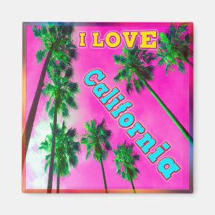 "Palm Sky: Ik hou van Californië 3" Magnet