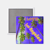 "Palm Sky: Ik hou van Los Angeles 1" Magnet (Voorkant / Achterkant)