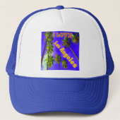 "Palm Sky: Ik hou van Los Angeles 1"-Pet Trucker Pet (Voorkant)