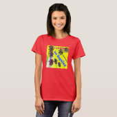 "Palm Sky: Ik hou van Los Angeles 2"-Shirt T-shirt (Voorkant volledig)