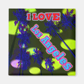 "Palm Sky: Ik hou van Los Angeles 3" Magnet (Voorkant)