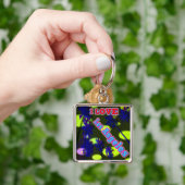 "Palm Sky: Ik hou van Los Angeles 3" Sleutelhanger (Hand)