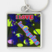 "Palm Sky: Ik hou van Los Angeles 3" Sleutelhanger (Voorkant)