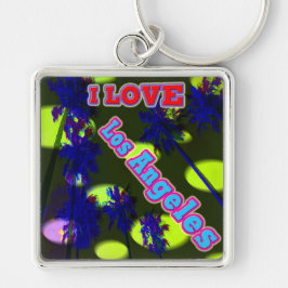 "Palm Sky: Ik hou van Los Angeles 3" Sleutelhanger