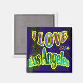 "Palm Sky: Ik hou van Los Angeles 4" Magnet (Voorkant / Achterkant)