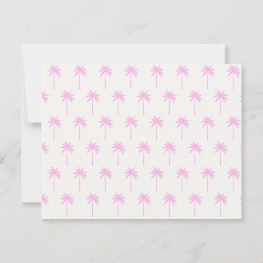 Palm, Social Club aesthetic, note card Kaart (Achterkant)