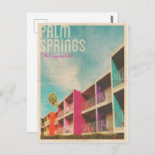  Palm Spring Hotel Briefkaart (Voorkant / Achterkant)
