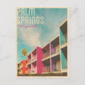  Palm Spring Hotel Briefkaart (Voorkant)