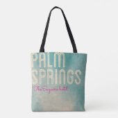  Palm Spring Hotel Tote Bag (Achterkant)