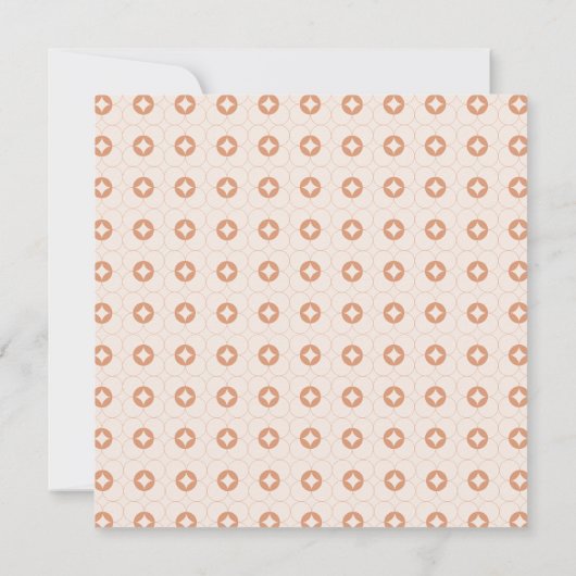 Palm spring retro bruiloft (Achterkant)