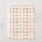 Palm spring retro bruiloft kaart (Achterkant)