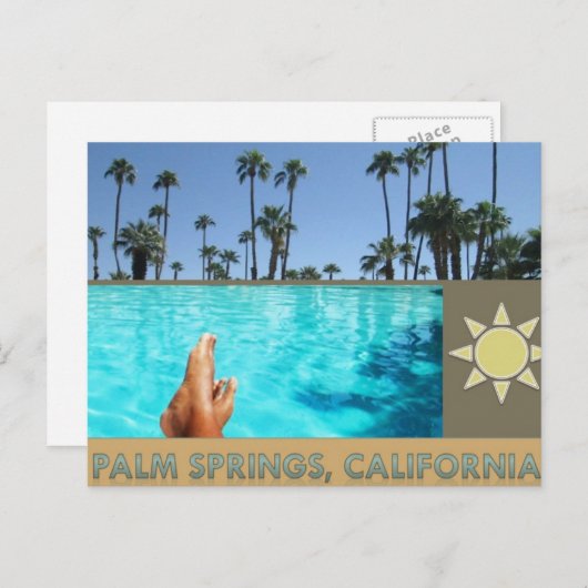 PALM SPRINGS #4 BRIEFKAART (Voorkant / Achterkant)